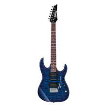 Load image into Gallery viewer, Ibanez GRX70QA Gio RG Series Electric Guitar - Transparent Blue Burst
