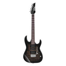 Load image into Gallery viewer, Ibanez GRX70QA Gio RG Series Electric Guitar - Transparent Black Sunburst
