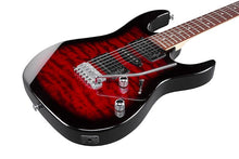 Load image into Gallery viewer, Ibanez GRX70QA Gio RG Series Electric Guitar - Transparent Reb Burst
