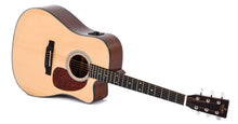 Load image into Gallery viewer, Sigma DMC-1E Cutaway Dreadnought Electro Acoustic Guitar - Natural
