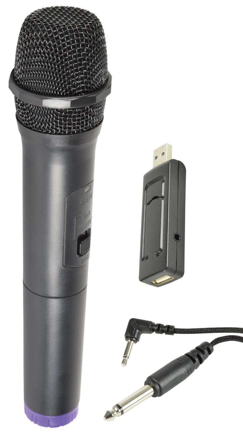 QTX U-MIC Wireless USB Powered Handheld UHF Microphone 864.8MHz