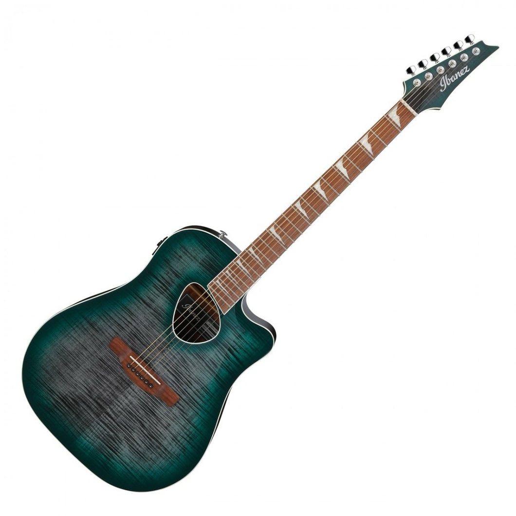Ibanez Altstar Electro Acoustic Guitar - Emerald Doom Green