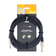 Load image into Gallery viewer, Stagg Professional 1.5m Instrument Lead - Black
