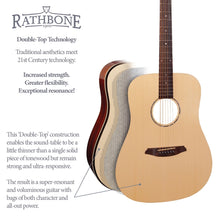 Load image into Gallery viewer, Rathbone No.3 Double Top Koa Grand Auditorium Electro Acoustic Guitar - Natural Koa
