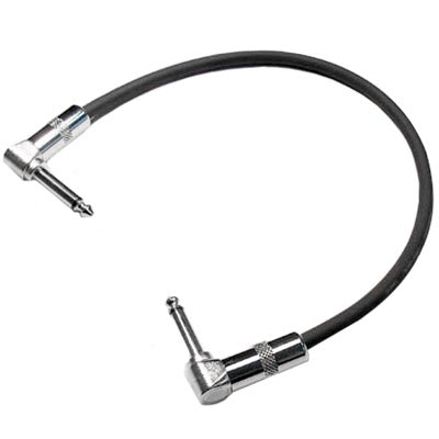 Kirlin Deluxe Angle to Angle 6 Inch Patch Lead - Black