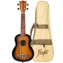 Load image into Gallery viewer, Flight NUS380 Gemstone Series Soprano Ukulele - Amber
