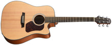 Load image into Gallery viewer, Walden Natura 500 Series Cutaway Electro-Acoustic Dreadnought Guitar w/Hardcase - Natural
