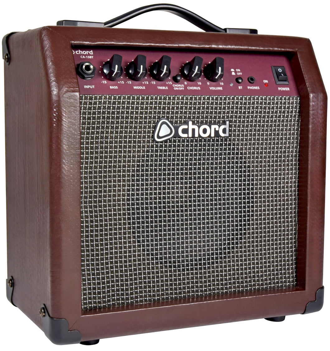 Chord 15W Acoustic Guitar Amp w/ Bluetooth - CA-15BT