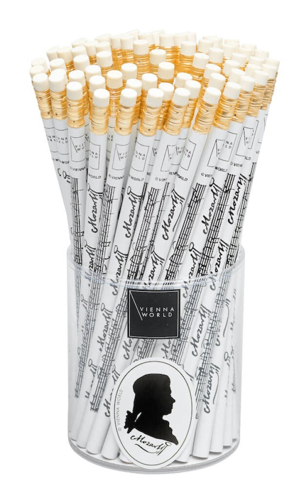 Single Mozart White Pencil