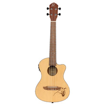 Load image into Gallery viewer, Ortega Bonfire Series RU5 Cutaway Tenor Electro Acoustic Ukulele - Natural
