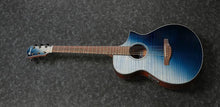 Load image into Gallery viewer, Ibanez AEWC32FM Electro-Acoustic Guitar - Indigo Sunset Fade High Gloss
