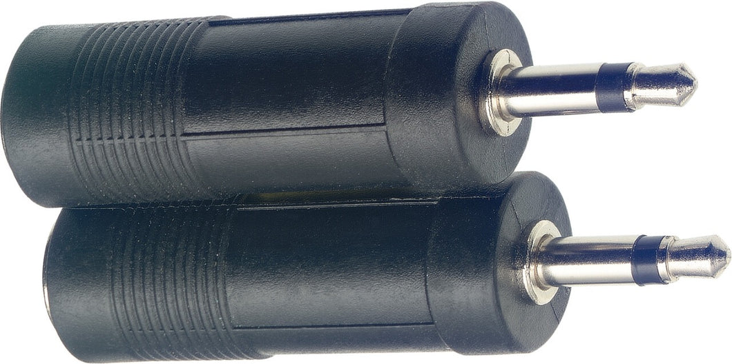 Stagg 2x Female 6.3mm Jack - Male Phono Adapters