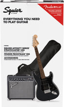 Load image into Gallery viewer, Squier Affinity Series HSS Stratocaster Pack - Charcoal Frost Metallic
