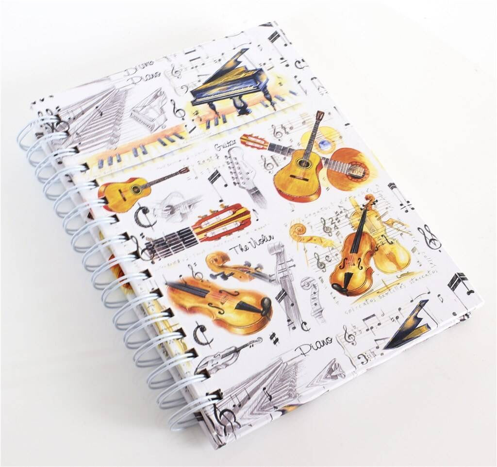 A6 Spiral bound Linded Pages Notebook - LSNLSA6001