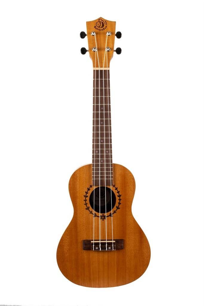 Bumblebee Wooden Series Concert Ukulele - Natural