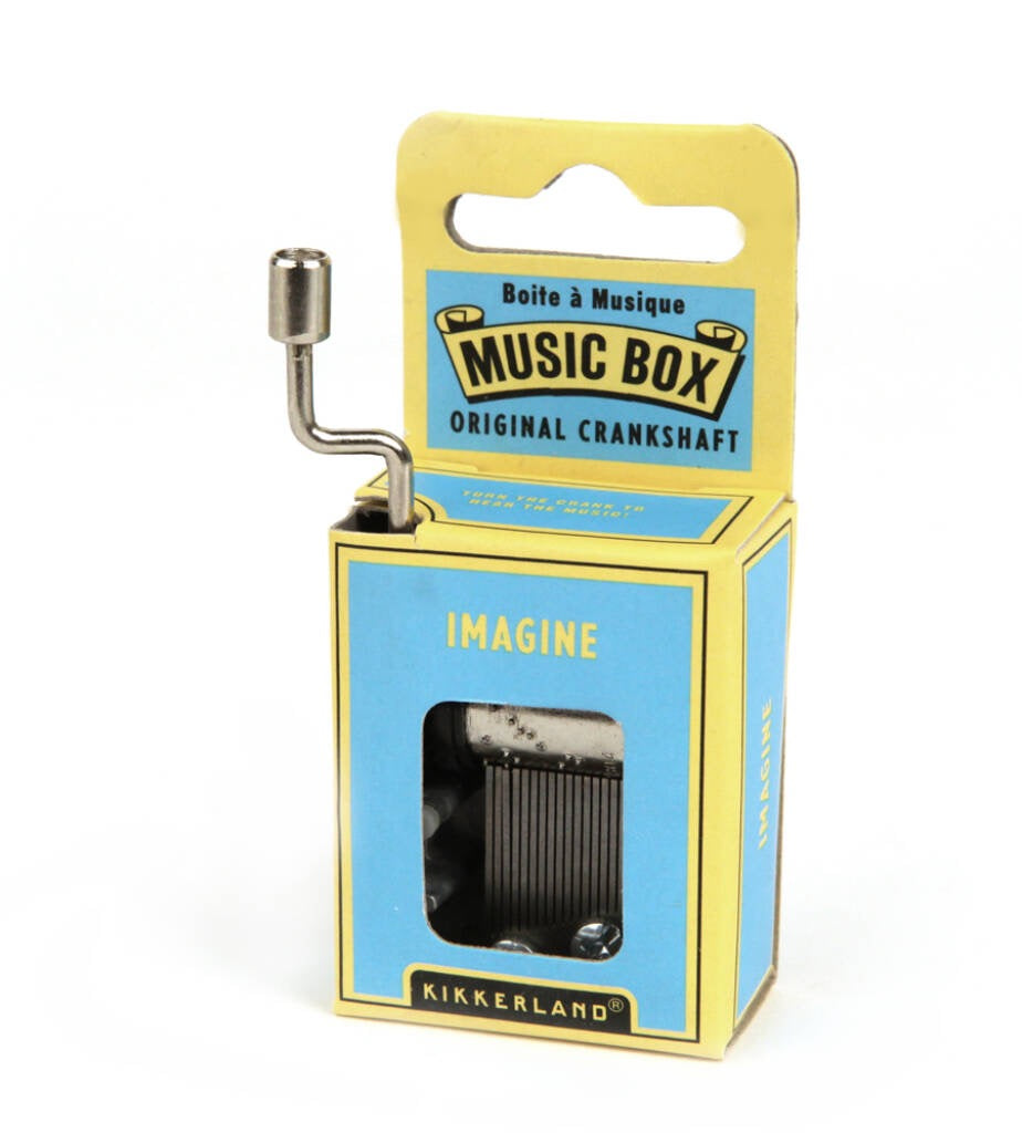 Hand Crank Music Box - Imagine