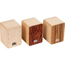 Load image into Gallery viewer, Meinl Mini Cajon 3 Piece Shaker Set SH50-SET
