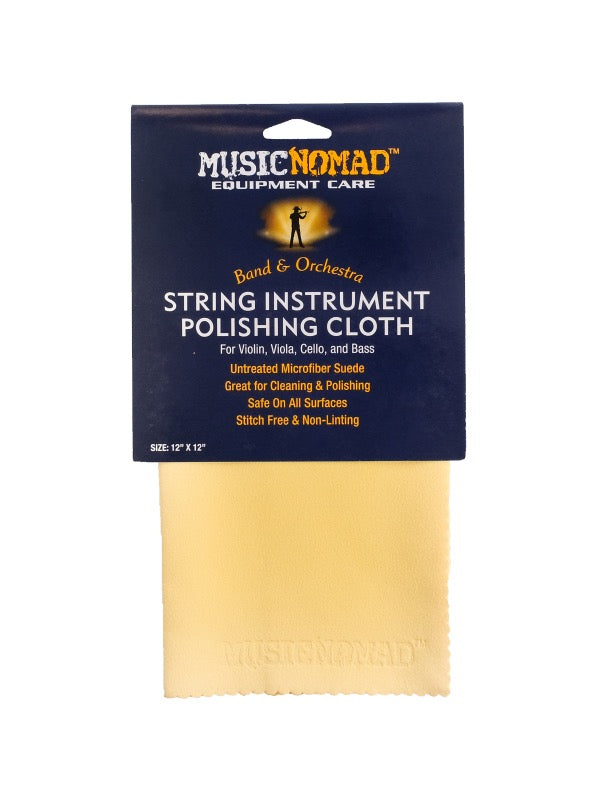 Muisc Nomad String Instrument Microfiber Polishing Cloth for Violin, Viola, Cello & Bass