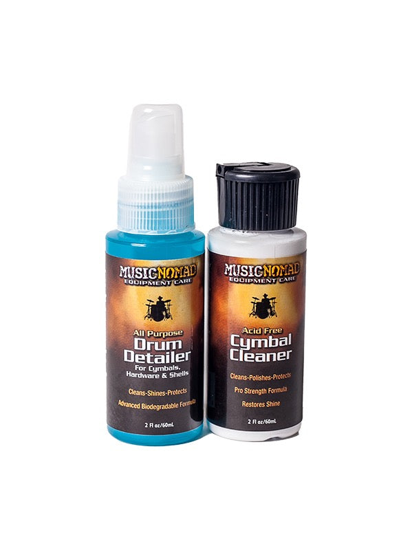 Music Nomad Drum Detailer & Cymbal Cleaner Combo Pack - 2 oz