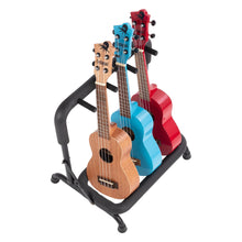 Load image into Gallery viewer, Octopus Universal Stand for 3 Ukuleles
