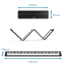 Load image into Gallery viewer, Blackstar Carry-On Folding 88 Key Touch Sensitive Piano - Black
