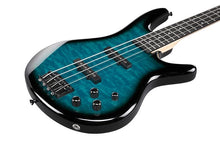 Load image into Gallery viewer, Ibanez Gio GSR280QA-TMS Electric Bass Guitar - Transparent Marine Sunburst
