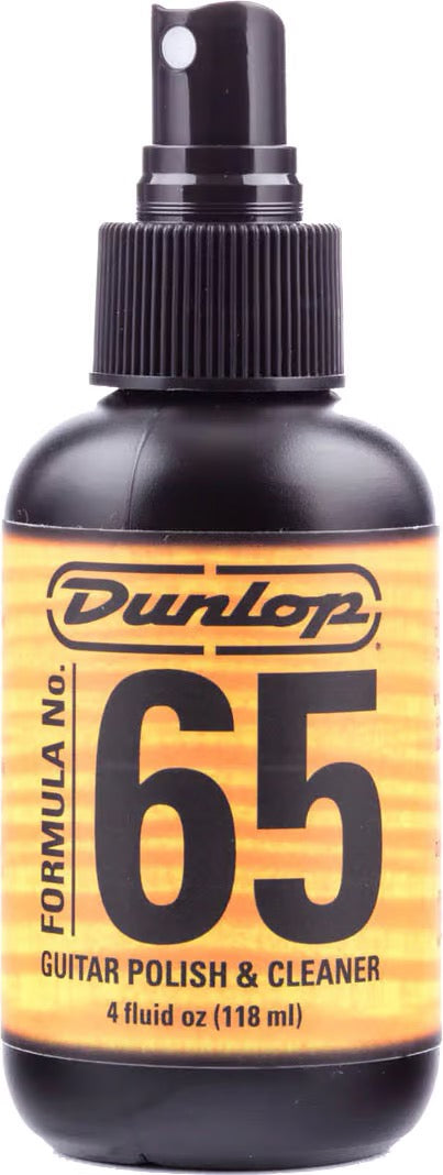 Dunlop Formula 65 Guitar Polish & Cleaner w/ Microfibre Cloth