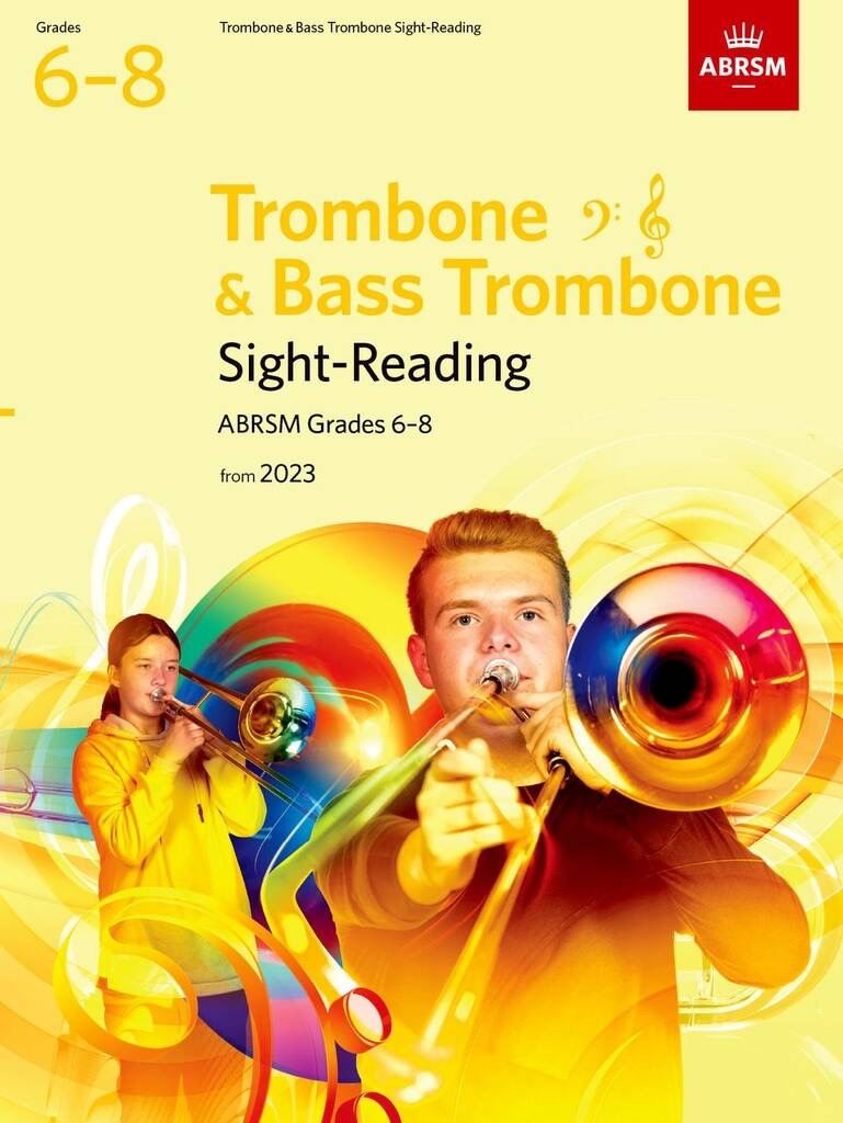 ABRSM Sight Reading for Trombone from 2023 Grade 6 - Grade 8