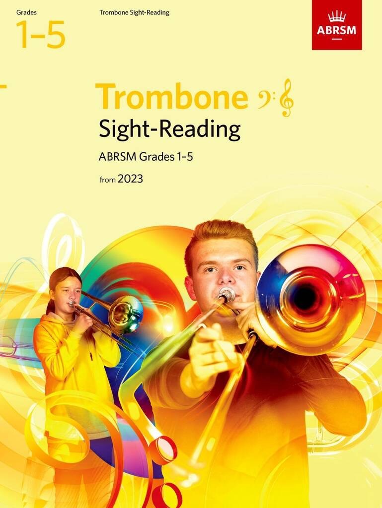 ABRSM Sight Reading for Trombone from 2023 Grade 1 - Grade 5