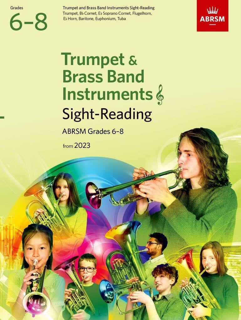 ABRSM Sight Reading for Trumpet from 2023 Grade 6 - Grade 8