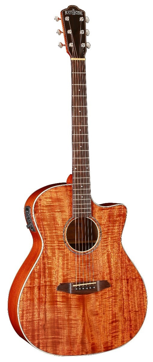 Rathbone No.3 Double Top Koa Grand Auditorium Electro Acoustic Guitar - Natural Koa