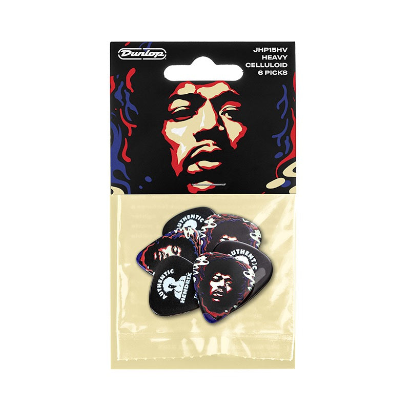 Dunlop Jimi Hendrix Star Haze 6 Pack of Plectrums