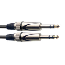 Load image into Gallery viewer, Stagg 3m Audio Stereo 6.3mm Jack - 6.3mm Jack Lead - Black
