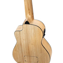 Load image into Gallery viewer, Ortega RUNAB-UB Bamboo Series 4-String Short Scale Ukulele Bass - Natural
