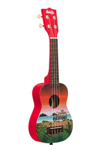 Load image into Gallery viewer, Kala UK-SURFARI Ukadelic Graphic Top Series Soprano Ukulele - Surfari
