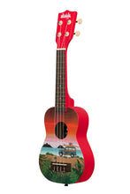 Load image into Gallery viewer, Kala UK-SURFARI Ukadelic Graphic Top Series Soprano Ukulele - Surfari
