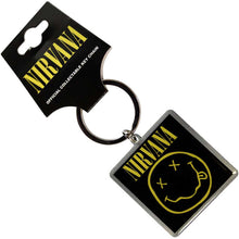 Load image into Gallery viewer, Nirvana Keychain: Happy Face Photo Print
