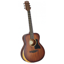 Load image into Gallery viewer, Adam Black 0-2TAVS Travel Guitar w/ Armrest Bevel &amp; Gigbag - Vintage Sunburst
