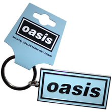 Load image into Gallery viewer, Oasis Keychain: Logo Sky Blue
