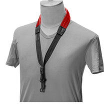 Load image into Gallery viewer, Stagg Easy Saxophone Neck Strap - Red
