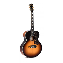 Load image into Gallery viewer, Sigma GJA-SG200 Grand Jumbo Electro Acoustic Guitar w/ Softshell Gigbag - Vintage Sunburst
