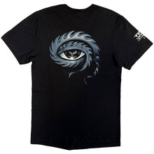 Load image into Gallery viewer, Tool Unisex T-shirt: Big Eye (Black) (Back &amp; Sleeve Print)
