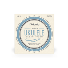 Load image into Gallery viewer, DAddario EJ65TLG Clear Nylon Tenor Ukulele Strings (Low G)
