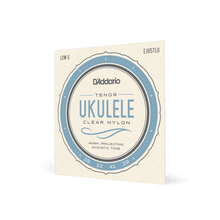 Load image into Gallery viewer, DAddario EJ65TLG Clear Nylon Tenor Ukulele Strings (Low G)
