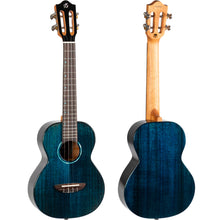 Load image into Gallery viewer, Flight Iris Tinta Tenor Ukulele - Transparent Blue
