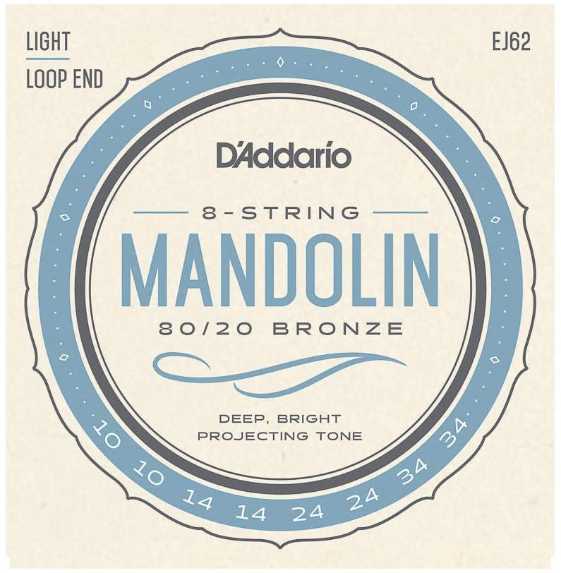 DAddario EJ62 Mandolin Loopend 10-34