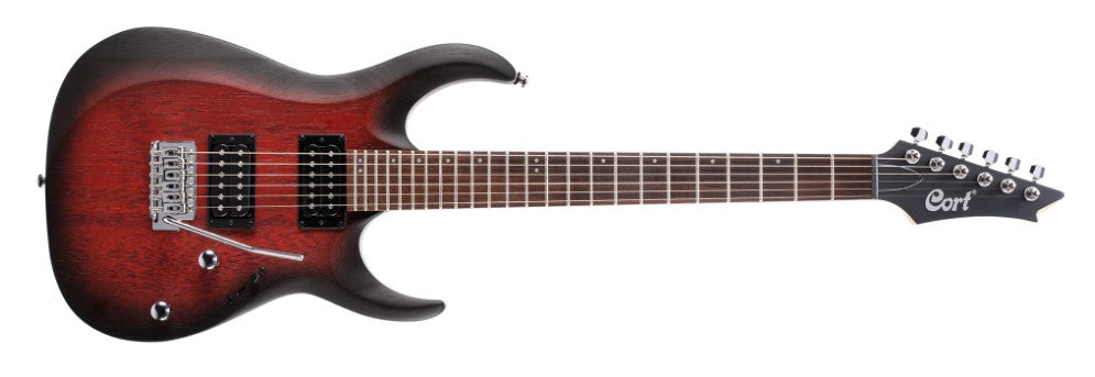 Cort Stratocaster X100 Black Cherry Burst