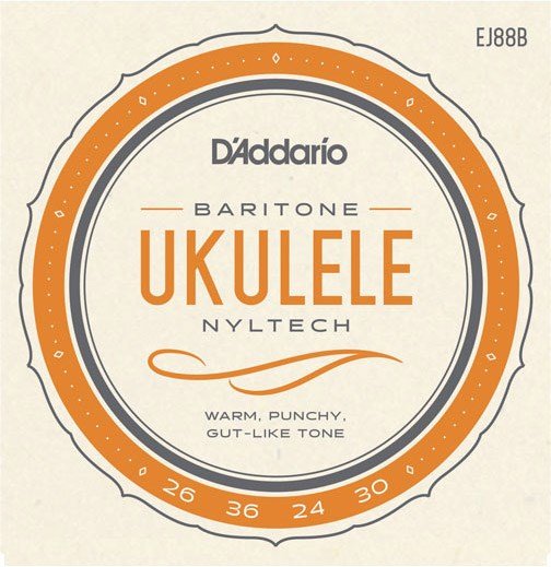 D'Addario Nyltech Baritone Ukulele Strings - 26-30