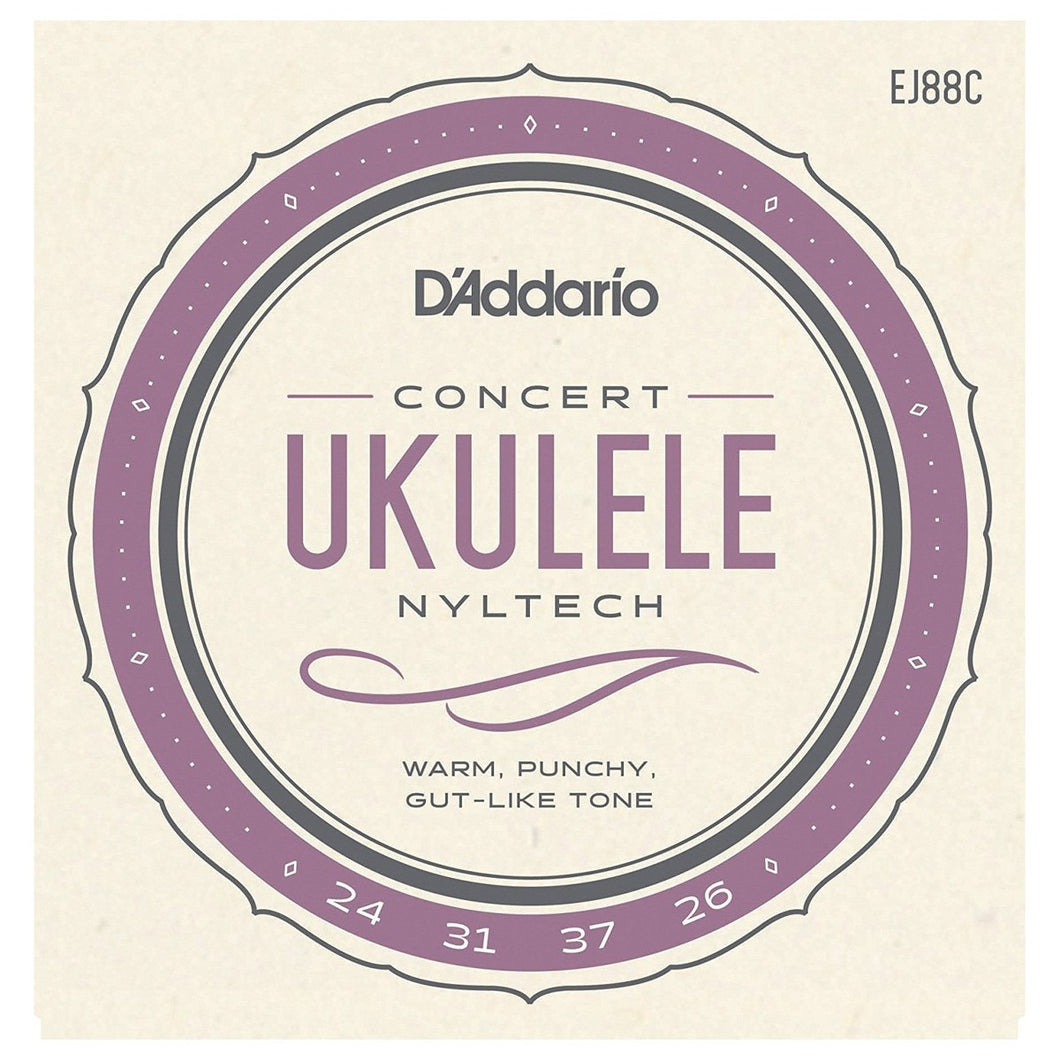 D'Addario Nyltech Concert Ukulele Strings 24-26