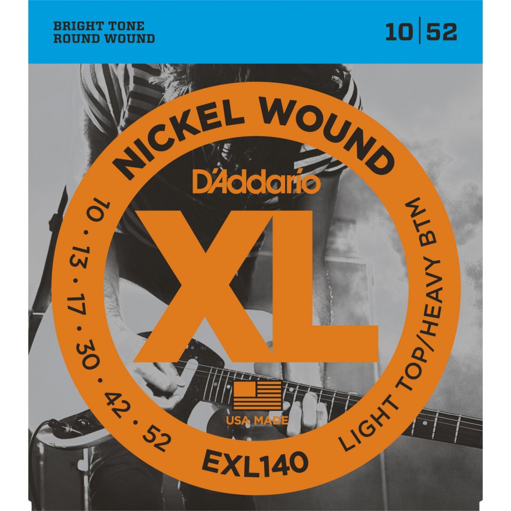 D'Addario XL 10-52 Electric Guitar Strings - EXL140